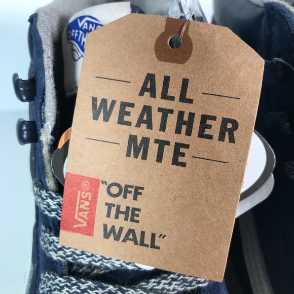 Vans SK8 HI MTE CA Quilted Indigo - Mens 10 NEW - Picture 7 of 11